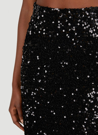 TheOpen Product Spangle Midi Skirt Black top0249002