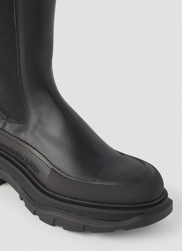 Alexander McQueen Tread Slick 及膝靴 黑 amq0245098