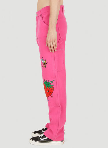 Sky High Farm Workwear Workwear Canvas Pants Pink skh0350015