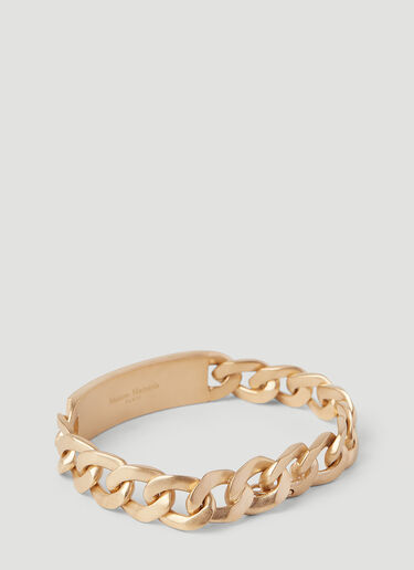 Maison Margiela Curb Chain Bracelet Gold mla0145041