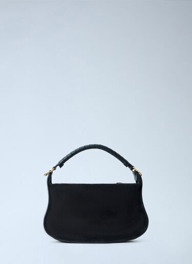 Chloé Marcie Medium Studded Suede Shoulder Bag Black chl0265056