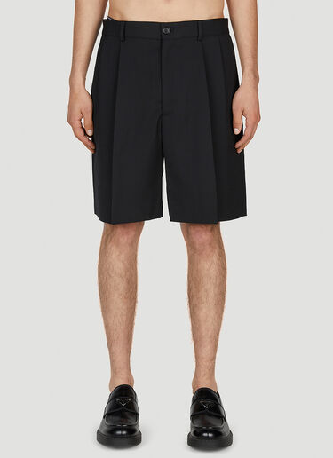 Acne Studios Tailored Pleated Shorts Black acn0152015