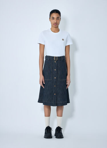 Moncler Pack of Three Cotton Jersey Logo T-Shirts Pink mon0264027