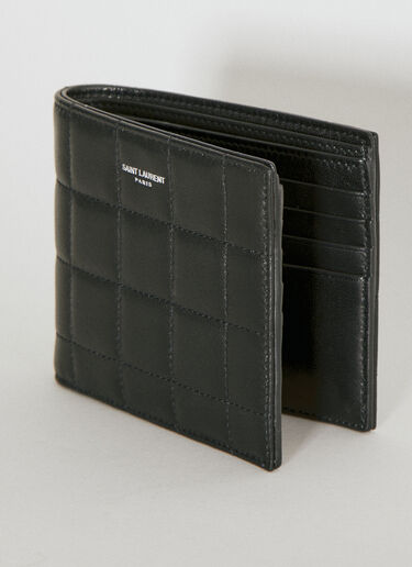 East/West Quilted Wallet Saint Laurent East/West Quilted Wallet Black sla0154056