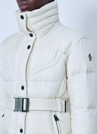 LN-CC® - Moncler Grenoble: Karshi Insulated Ski Jacket - White Moncler Grenoble Karshi Insulated Ski Jacket White mog0265002