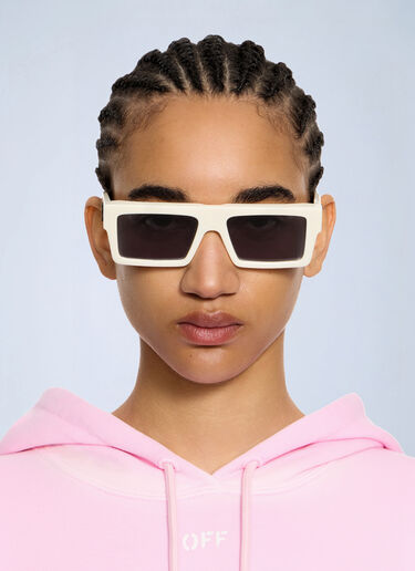LN-CC® - Off-White: Ruby Dark Grey Lens Sunglasses - Black Off-White Ruby Dark Grey Lens Sunglasses Black ofw0364459