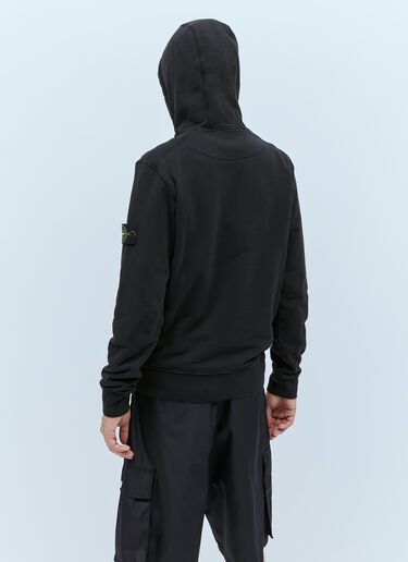 Hooded Compass Patch Sweatshirt Stone Island Hooded Compass Patch Sweatshirt Black sto0154049
