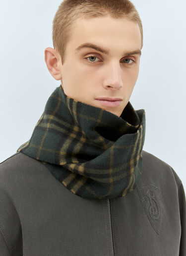 Burberry Narrow Check Cashmere Scarf Grey bur0158016