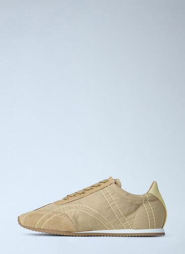 LN-CC® - Toteme: Flex Low-Top Sneakers - Beige Toteme Flex Low-Top Sneakers Beige tot0265024