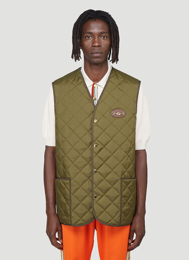 Gucci Quilted Gilet Green guc0141100