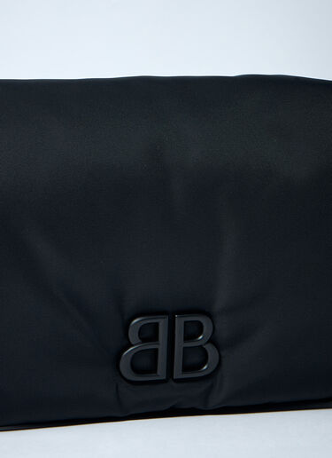 Balenciaga 스몰 모나코 플랩 숄더백 블랙 bal0161027