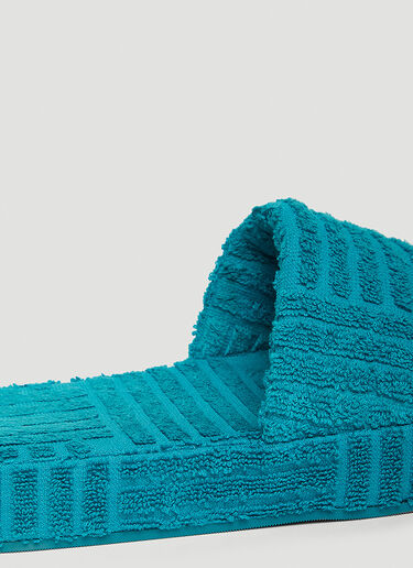Bottega Veneta Resort Carpet Sponge Slides Blue bov0146021