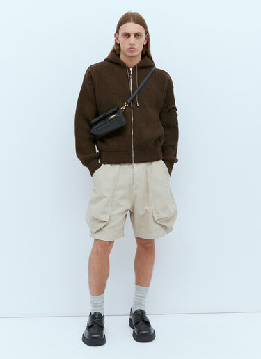 Jacquemus Le ショート カーゴ Croissant バミューダショーツ ライトベージュ jac0154004