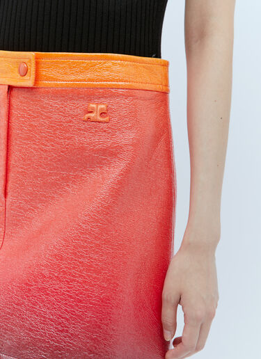 Courrèges Gradient Sunset Skirt Orange cou0253003