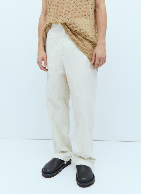 Jil Sander Wide Leg Pants Light Blue jil0153006