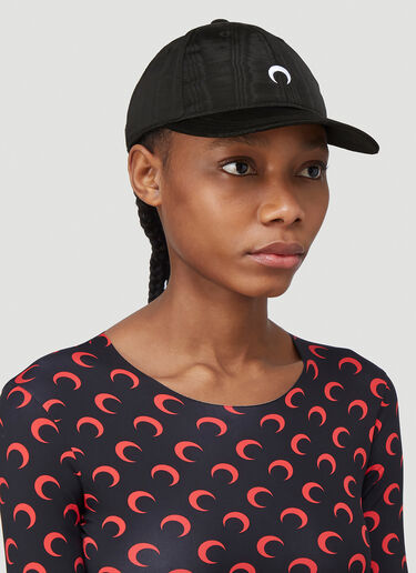 Moir� Baseball Cap Marine Serre Moir� Baseball Cap Black mrs0340008