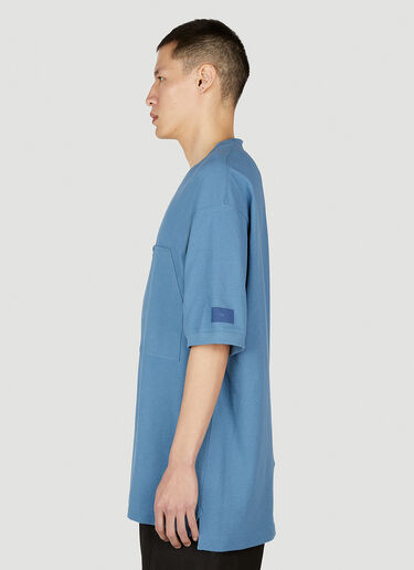 Y-3 ワークウェア Tシャツ ブルー yyy0152032