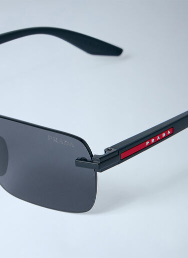 LN-CC® - Prada Linea Rossa: PS C52S Square Sunglasses - Black Prada Linea Rossa PS C52S Square Sunglasses Black lpl0366004