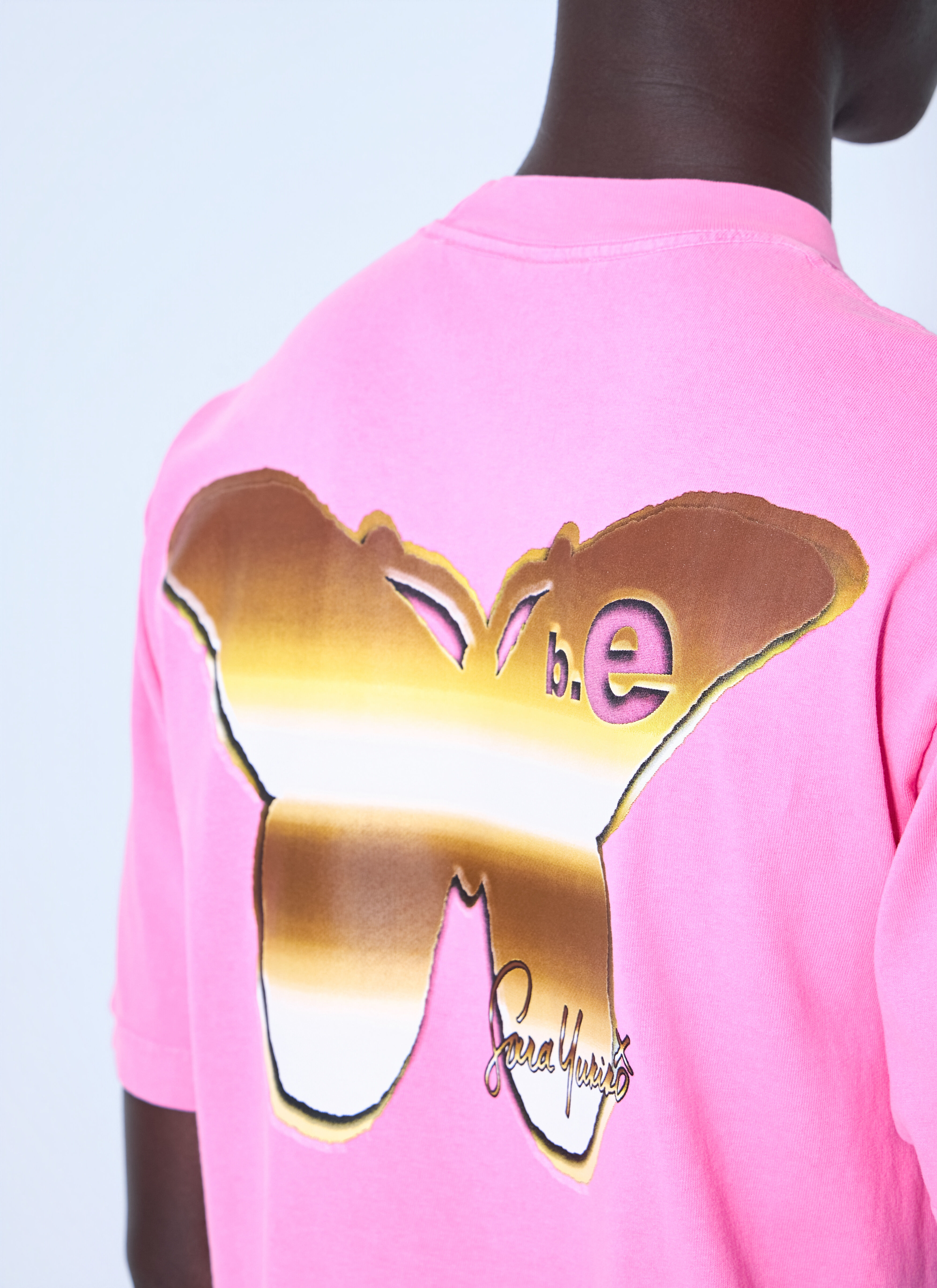 b.Eautiful Men's' x Sara Yukiko Mon b.e Girl T-Shirt in Pink | LN-CC®