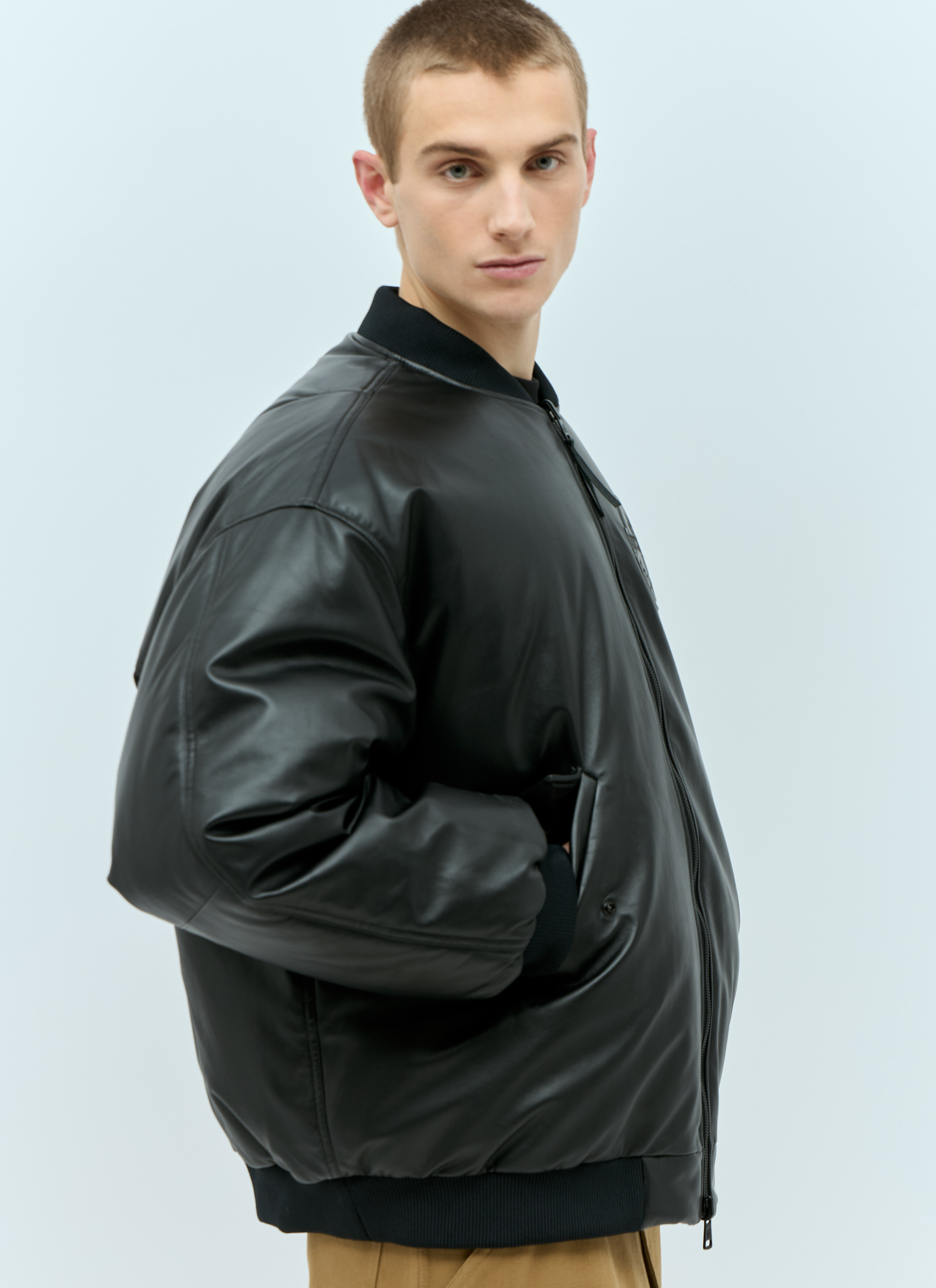 Moncler x Roc Nation designed by Jay Z Men s Cassiopeia Reversible Bomber Jacket in Black LN CC