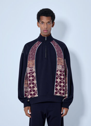 LN-CC® - Dries Van Noten: Hackney Sweater - Navy Dries Van Noten Hackney Sweater Navy dvn0165012