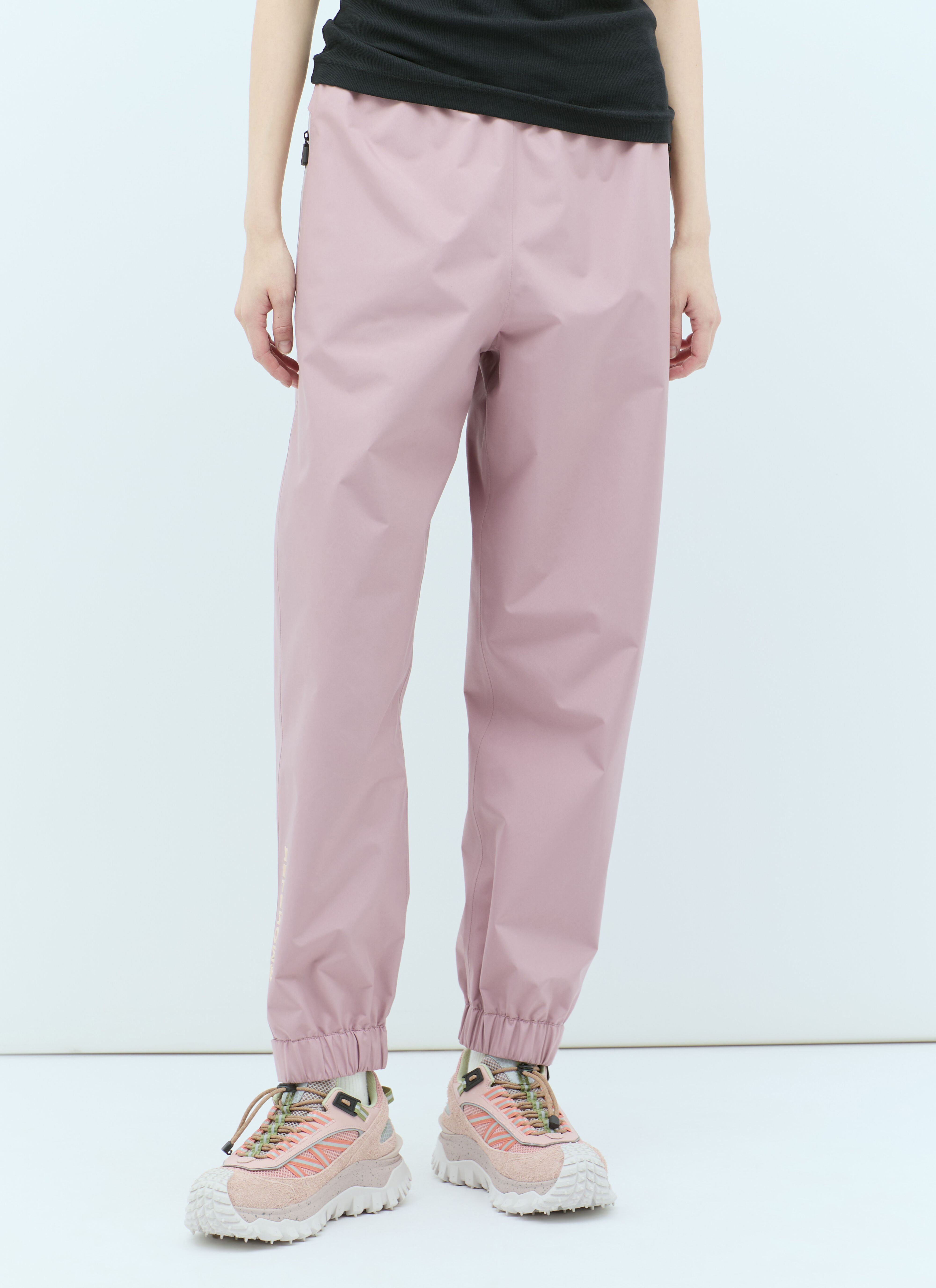 Moncler Grenoble Women s Technical Elasticated Track Pants in Pink LN CC