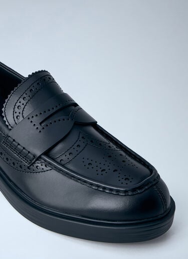 CAMPER Leather Brogue Loafers Black cmp0164008