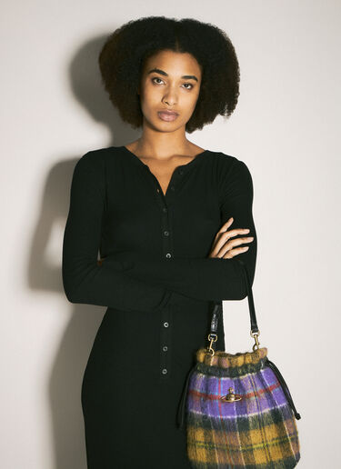 Vivienne Westwood 抽绳手包 紫色 vvw0258005