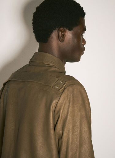 Rick Owens 앨리스 스트로브 셔츠  브라운 ric0157016