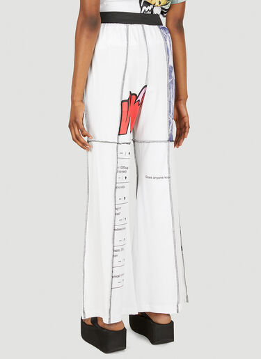 P.A.M. Upcycle Staggering Track Pants White pam0347014