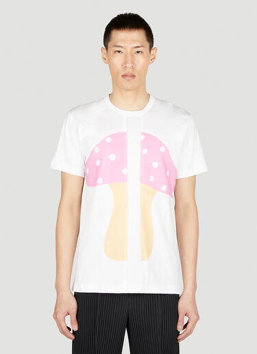 Comme des Garçons SHIRT x Brett Westfall Mushroom T-Shirt White cdg0152003