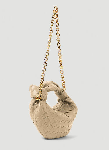 Bottega Veneta Jodie Chain Mini Shoulder Bag Beige bov0249044