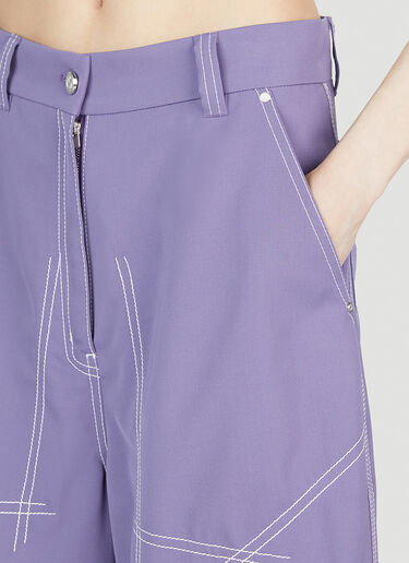 Stella McCartney Wide Leg Pants Purple stm0253003