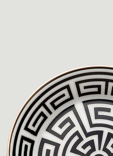 Set of Two Labirinto Coffee Saucer Ginori 1735 Set of Two Labirinto Coffee Saucer Black wps0644447