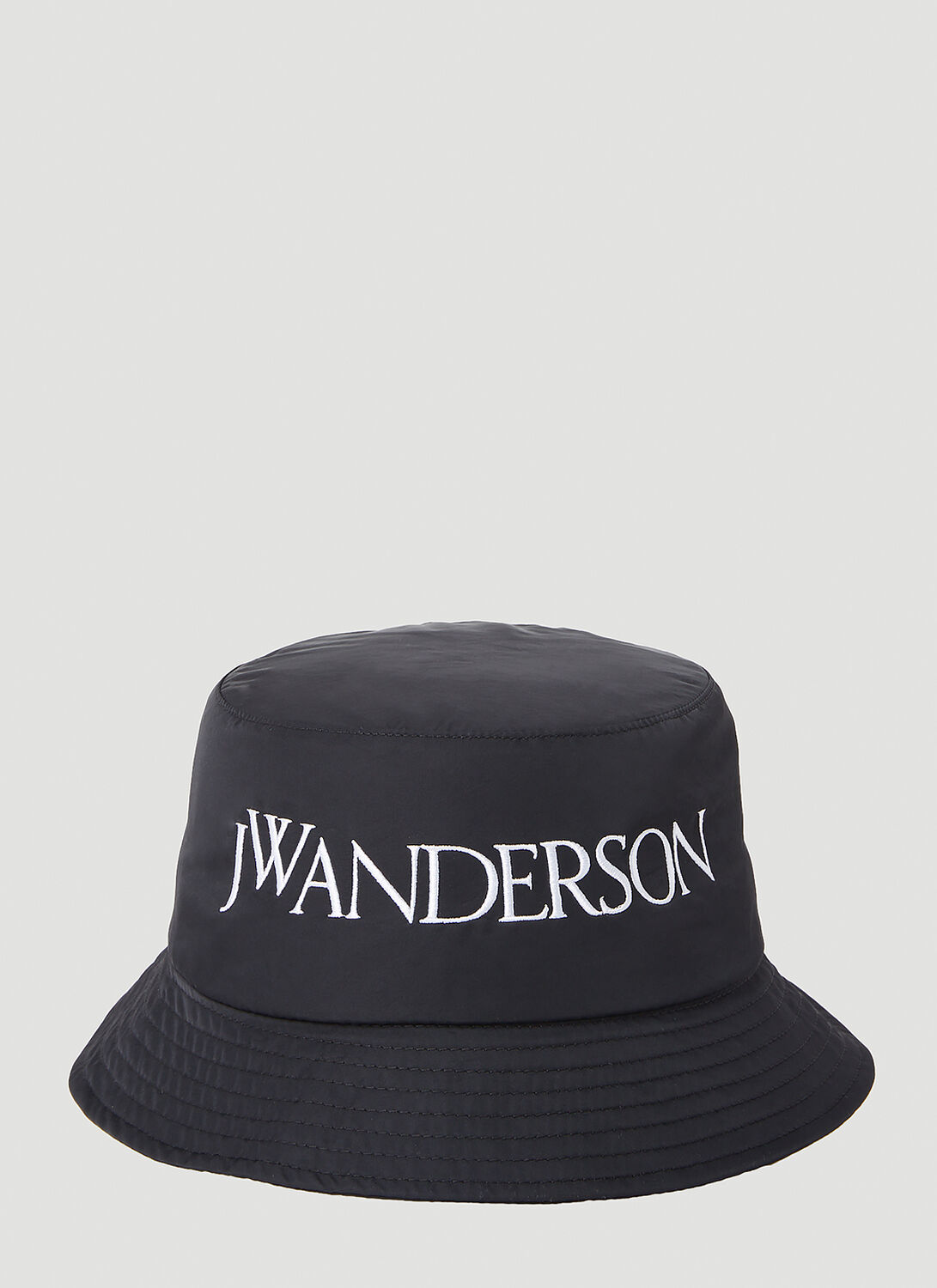 Shop Jw Anderson Logo Bucket Hat In Black