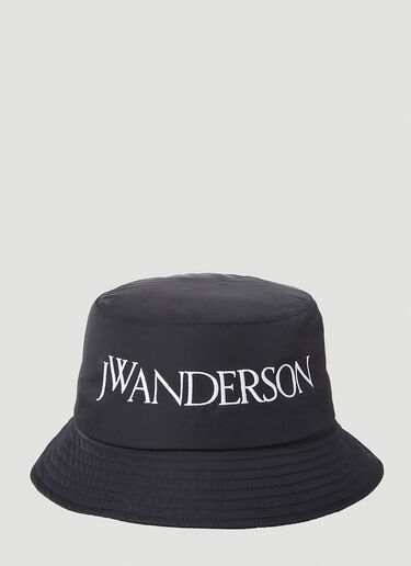 JW Anderson Logo Bucket Hat Black jwa0354001