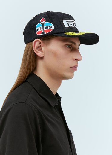 Aries Moto Corduroy Baseball Cap Black ari0154018