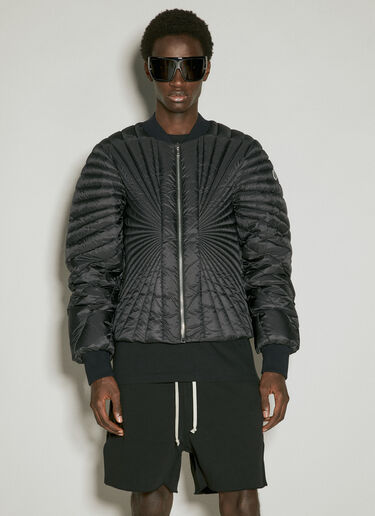 Moncler + Rick Owens Radiance Down Flight Jacket Black mcs0355003