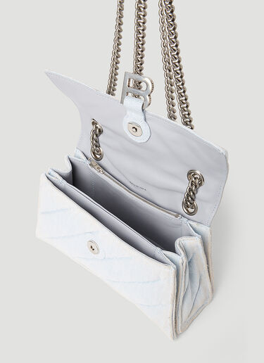 Crush Small Chain Bag Balenciaga Crush Small Chain Bag Blue bal0253046