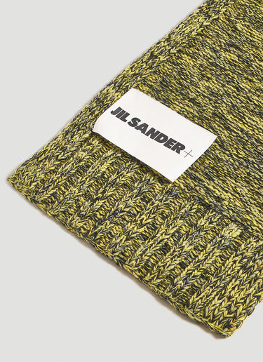 Jil Sander+ Chunky Mouliné Scarf Green jsp0153009