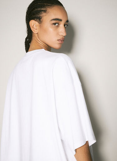 Martine Rose Oversized Graphic T-Shirt White mtr0358007