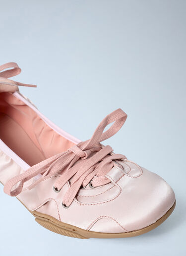 Satin Lace-Up Shoes Acne Studios Satin Lace-Up Shoes Pink acn0262024