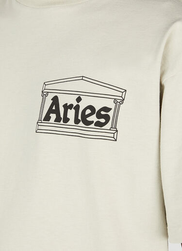 Aries Temple T-Shirt Grey ari0152006