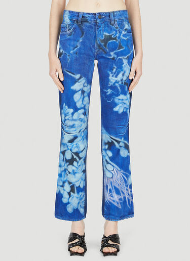 Paula Canovas del Vas Printed Jeans Blue pcd0248004