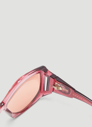 Gucci Round Frame Sunglasses Pink guc0243189