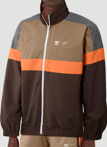 adidas by Human Made Windbreaker HM Jacket Brown ahm0146008