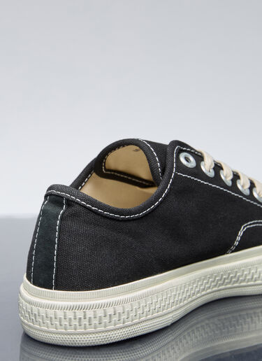 Acne Studios 캔버스 로우탑 스니커즈 블랙 acn0255018