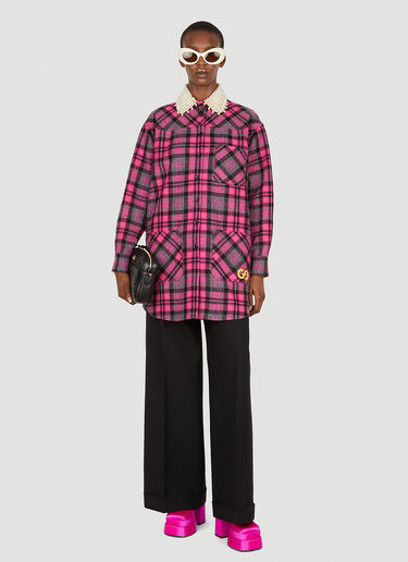 Gucci Tartan Shirt Pink guc0251030