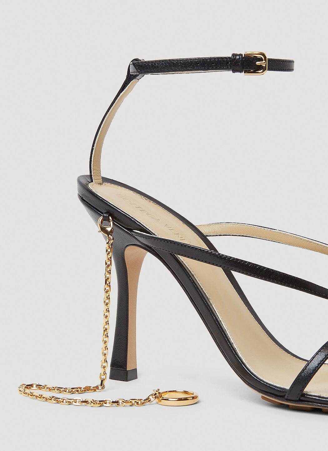 Bottega Veneta Stretch Ankle Strap High Heels LN CC