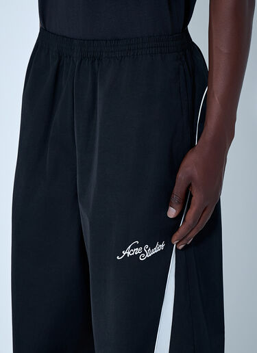 Acne Studios Wide-Leg Track Trousers Black acn0164046
